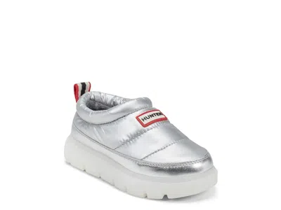 Hunter Cody Slipper Kids' In Silver Metallic