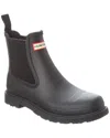 Hunter Commando Waterproof Chelsea Boot In Black