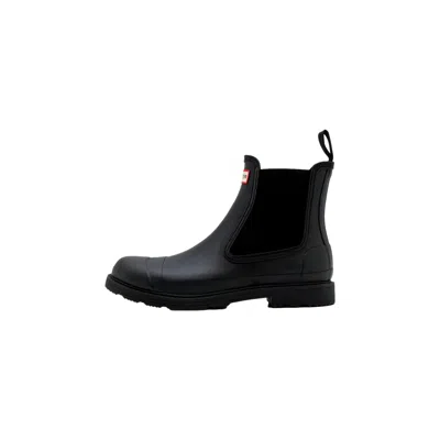 Hunter Commando Chelsea Boot Black Mfs9016rma Men's