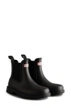 Hunter Original Gloss Waterproof Chelsea Boot In Black