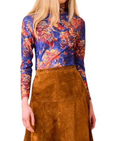 HUNTER CONNOR TOP IN WATERCOLOR BOUQUET
