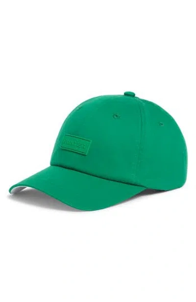 Hunter Core Twill Baseball Cap In Green