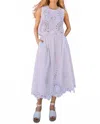 Hunter Corrine Midi Skirt In Vintage Lace In White