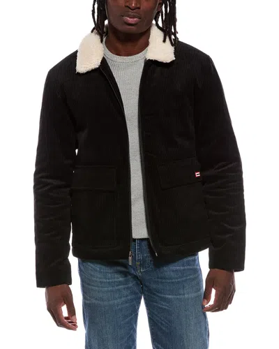Hunter Crace Corduroy Jacket In Black