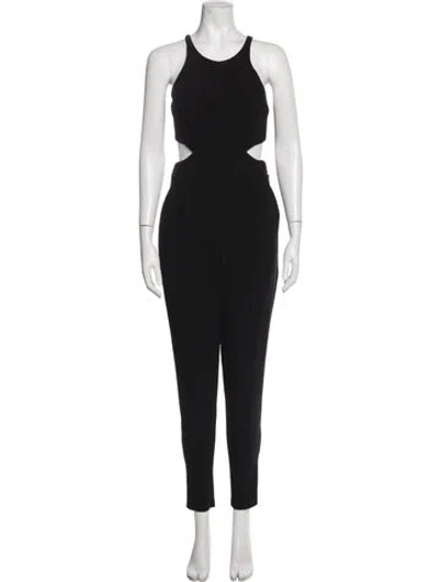 Pre-owned Hunter Crew Neck Jumpsuit In Black