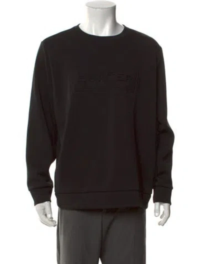 Pre-owned Hunter Crew Neck Long Sleeve Sweatshirt In Black