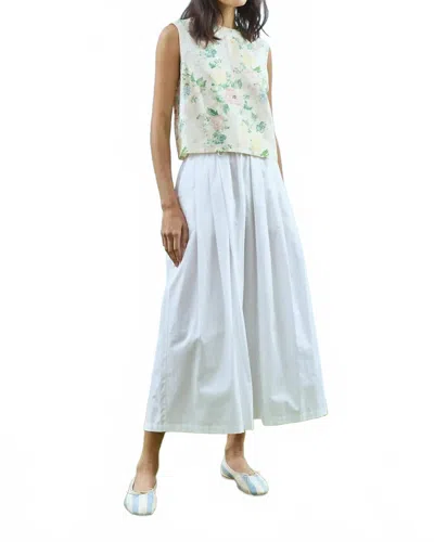 Hunter Crew Neck Manning Top In Garden Rose Peony In Multi