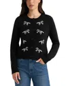 Hunter Button Front Cardigan In Black