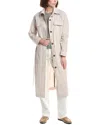 Hunter Crinkle Rain Coat In Neutral