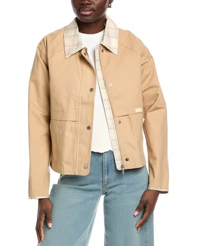 Hunter Cropped Field Jacket In Neutral