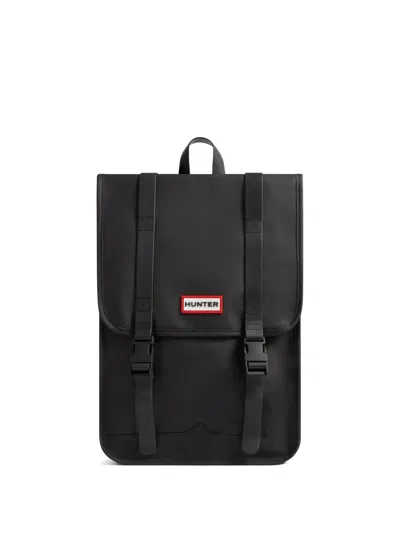 Hunter Crovie Buckle-fastening Backpack In Black