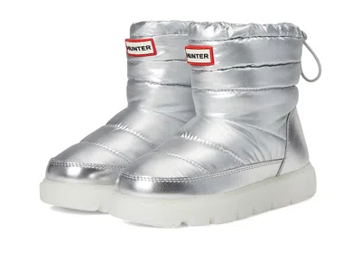 Hunter Cuddles (little Kids/big Kids) Kids Shoes Silver Metallic : 3 Little Kid M, Synthetic