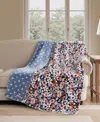 Hunter Designer Reversible Plush Throws, 50" X 70" In Multi