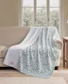 Hunter Designer Reversible Plush Throws, 50" X 70" In Blue