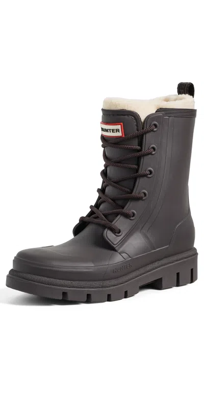 Hunter Diana Boots Dark Brown