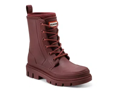 Hunter Diana Waterproof Rainboot In Burgundy
