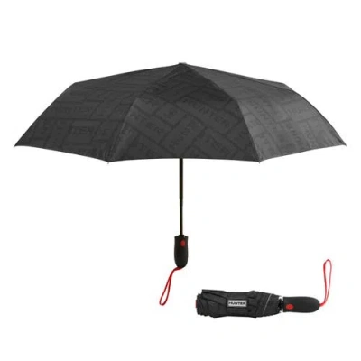 Hunter Double Sided Compact Umbrella In Gray