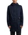 Hunter Downing Hooded Rain Jacket In Night Sky