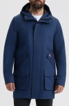 Hunter Downing Hooded Rain Jacket In Blue