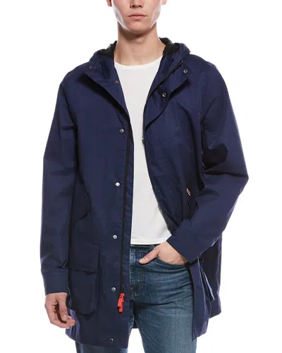 HUNTER HUNTER DOWNING TWILL RAIN COAT