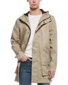 Hunter Downing Twill Rain Coat In Brown