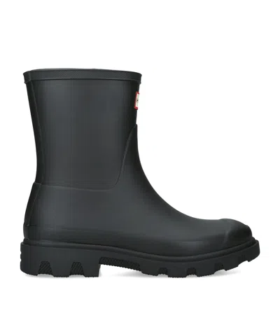 Hunter Downpour Short Wellington Boots In Black