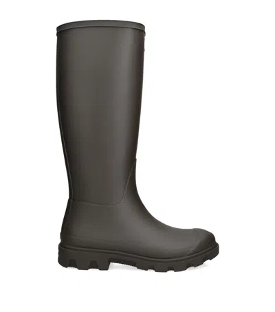 Hunter Downpour Tall Wellington Boots In Black