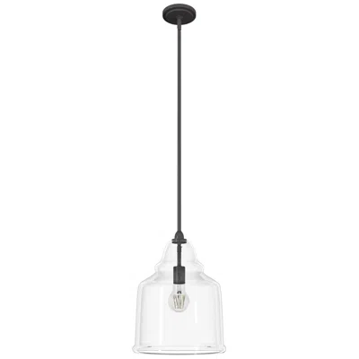 Hunter Dunshire Noble Bronze With Clear Glass 1 Light Pendant