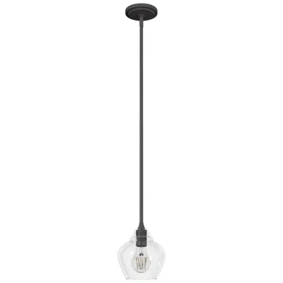 Hunter Dunshire Noble Bronze With Clear Glass 1 Mini Light Pendant