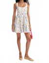 Hunter Eileen Mini Dress In Village Floral In Multi