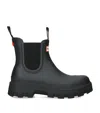 Hunter Elements Elasticated Chelsea Boots In Black