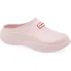 Hunter Elena Water Resistant Clog In Pink