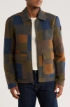 Hunter Ella Boiled Wool-blend Jacket In Multi