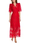 Hunter Eloise Maxi Dress In Red In Red
