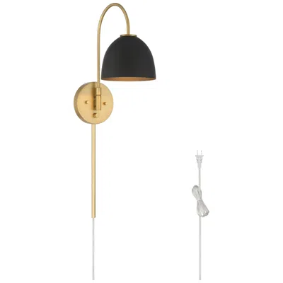 Hunter Erling Luxe Gold 1 Light Large Sconce Wall Light Fixture