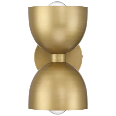Hunter Erling Luxe Gold 2 Light Medium Sconce Wall Light Fixture