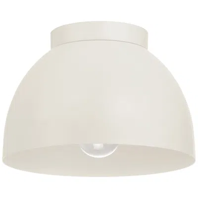 Hunter Erling Sandstone 1 Light Medium Flush Mount Ceiling Light Fixture