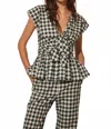 Hunter Faye Pull-on Short In Hamilton Check In Multi