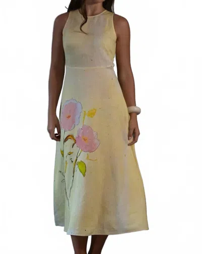 Hunter Faith Midi Dress In Quiet Bloom In Multi
