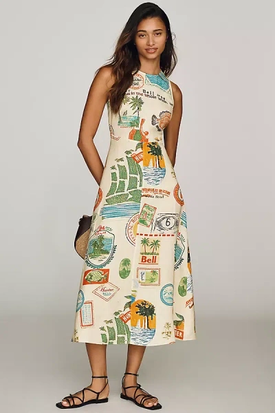 Hunter Faith Midi Dress In Multi