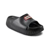 Hunter Faroe Platform Slide Sandal In Black