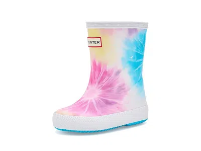 Hunter First Classic Boots (toddler/little Kid) Kids Shoes White Tie Dye Print : 6 Toddler M