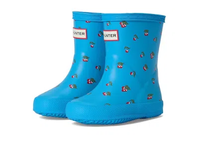 Hunter First Classic Rain Boot (toddler/little Kid) Kids Shoes Medium Blue Cherry : 11 Little Kid M, Rubber