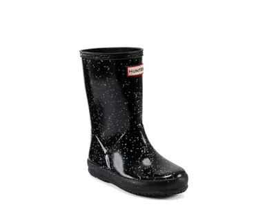Hunter First Gnt Glitter Rain Boot Kids' In Black