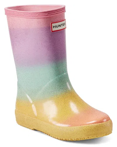 Hunter Kids' First Starcloud Rubber Rain Boot In Multi