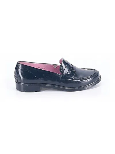 Pre-owned Hunter Flats In Black