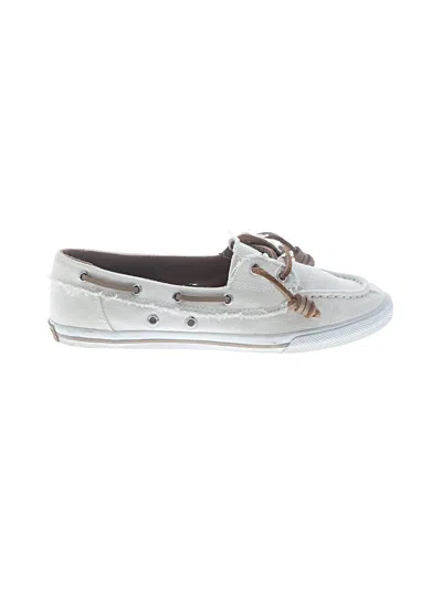 Pre-owned Hunter Flats In White