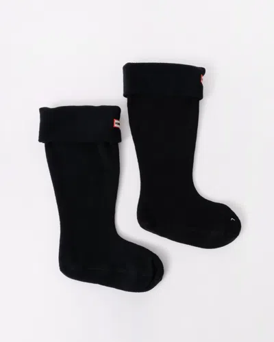 Hunter Fleece Tall Boot Sock In Black
