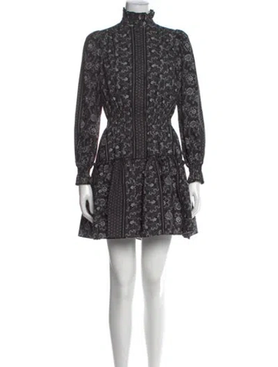 Pre-owned Hunter Floral Print Mini Dress In Multicolor
