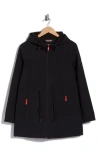 Hunter Florence Hooded Softshell Jacket In Black